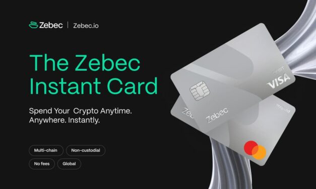 Zebec Launches Instant, Multi-chain, Non-custodial, No fees Crypto Card Worldwide