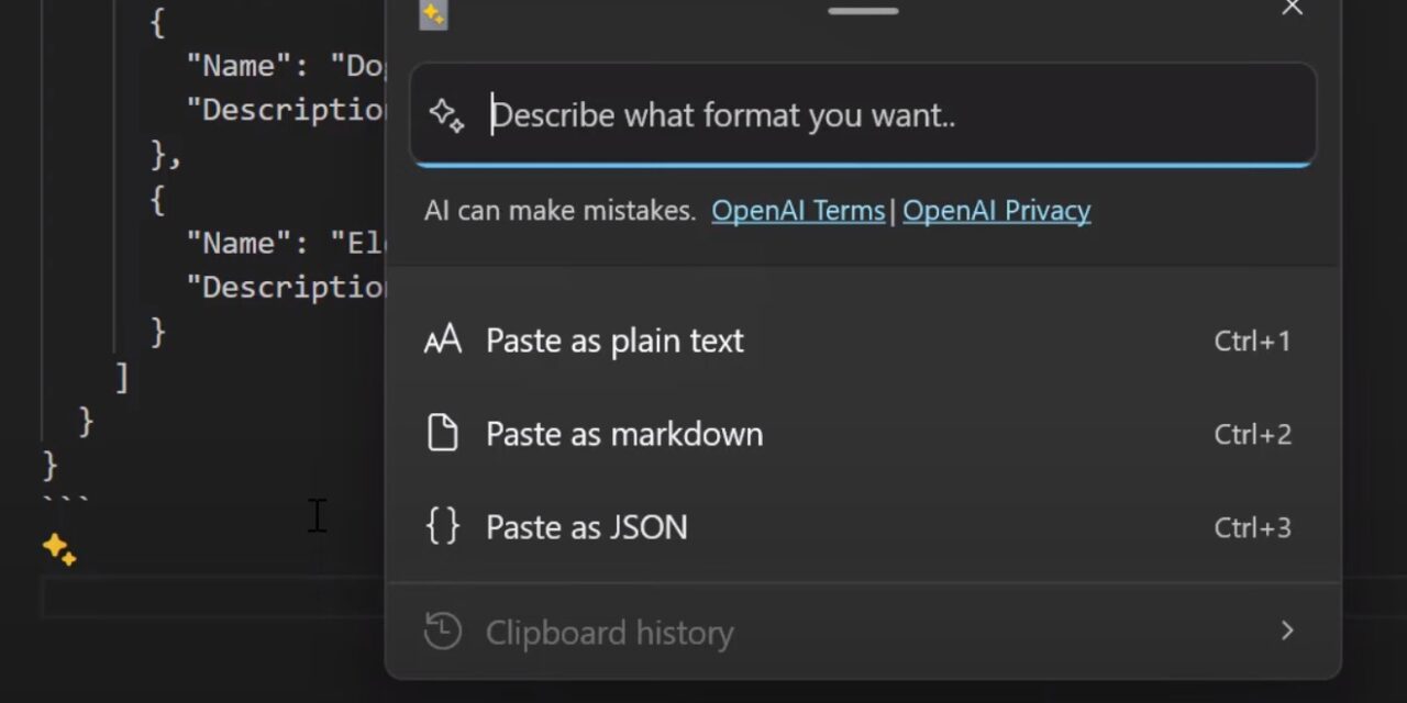 Microsoft’s new AI-powered Paste is way cooler than it should be