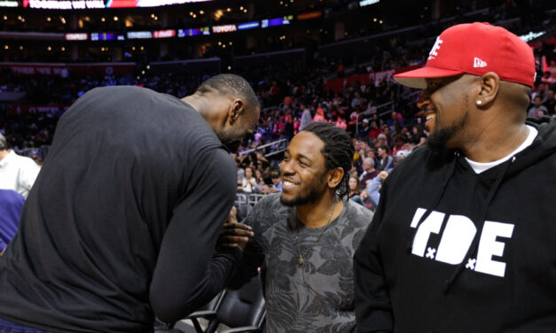 Video: LeBron, James Harden, NBA Stars Attend Kendrick Lamar Concert amid Drake Beef