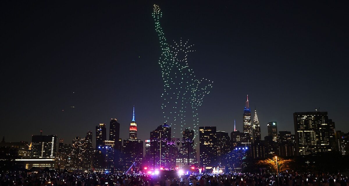 Why drones are replacing fireworks shows