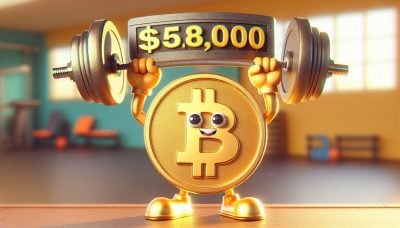 Bitcoin needs to surpass $58,000 to restore bullish trend