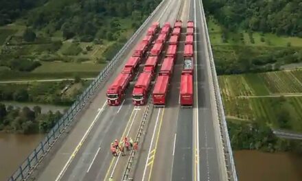 Germany Parks 24 Trucks On 50-year-old Bridge To Test How Much It Could Still Withstand