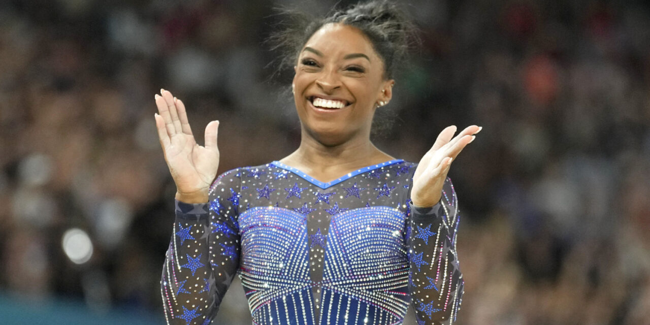 Simone Biles doesn’t close door on 2028 Summer Olympics