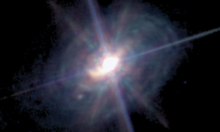 James Webb Space Telescope finds a shock near supermassive black hole (image)