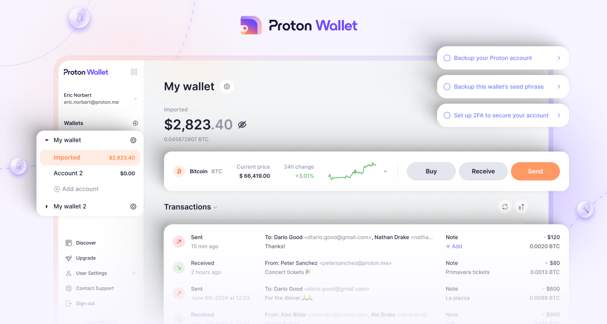 Proton Wallet Review: A Bitcoin Software Wallet That Simplifies Transactions