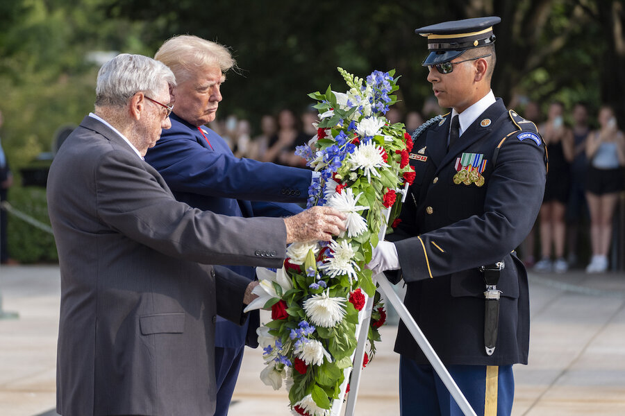 What happened at Arlington National Cemetery? And did Trump’s campaign break the law?