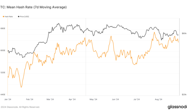 Bitcoin’s hash rate stabilizes at historic highs post-halving, signaling strong miner confidence