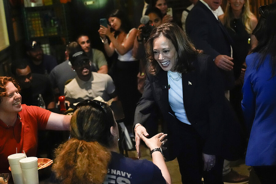 Is Kamala Harris at ease on campaign trail? My two days with the VP.