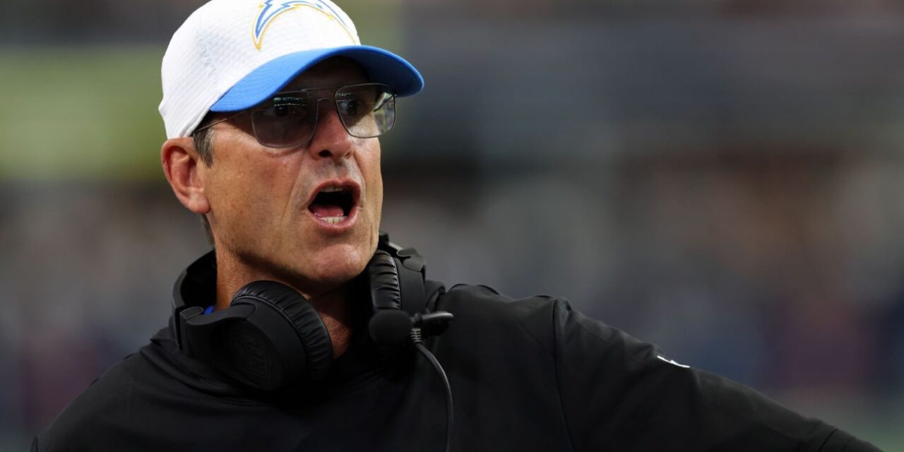 Jim Harbaugh is trying to change the Chargers’ losing culture –