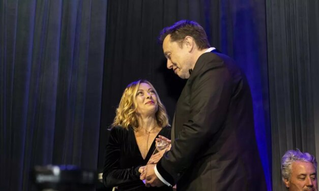 Musk calls Italy’s Meloni ‘authentic, honest’ at awards gala