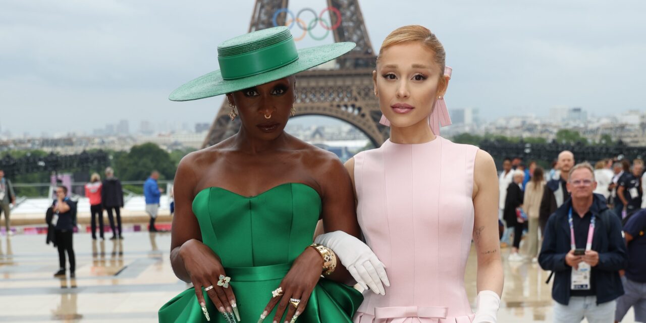 Ariana Grande & Cynthia Erivo Defy Gravity at the Paris Olympics in ‘Wicked’-Inspired Outfits