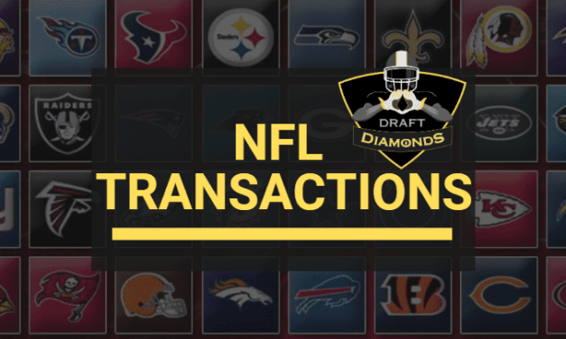 NFL Transactions for October 28, 2024 | Presented by NFL Draft Diamonds