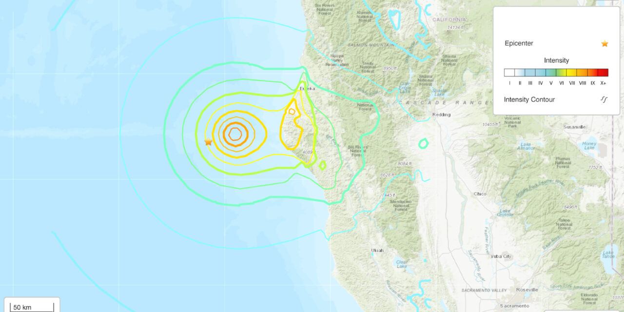 Massive magnitude 7 earthquake strikes off California coast