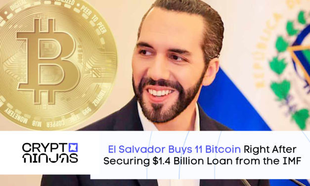 El Salvador Buys 11 Bitcoin Right After Securing $1.4 Billion Loan from the IMF