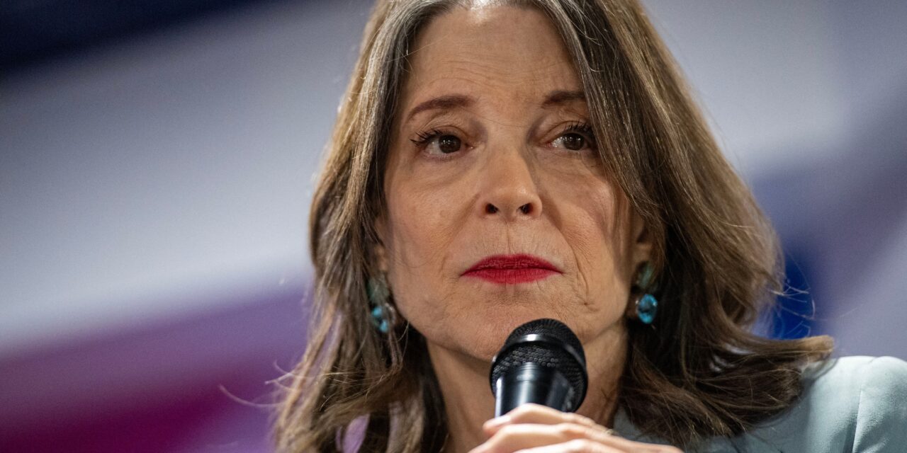 Marianne Williamson Announces Campaign to Lead the Democratic National Committee