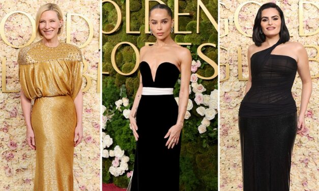 Stars Shine Brighter Than Gold on 2025 Golden Globes Red Carpet