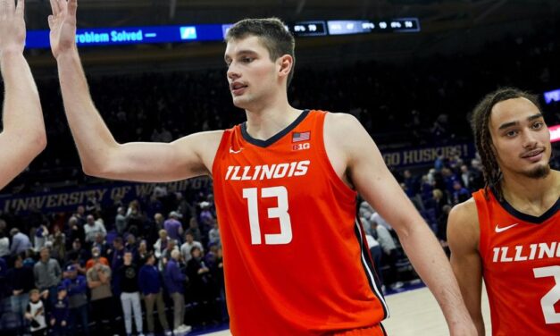 Jakucionis makes tiebreaking basket as No. 22 Illinois edges Washington 81-77