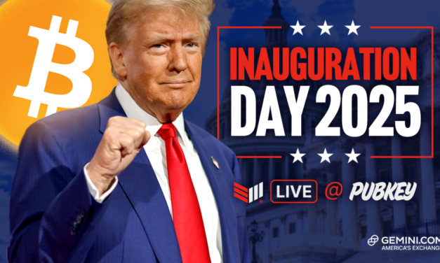 WATCH: BITCOIN PRESIDENT DONALD TRUMP’S INAUGURATION